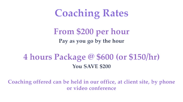 Coaching Rates
